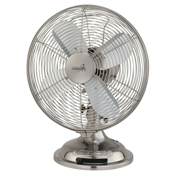 Minka Aire Retro Table Fan with Light