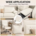 thumbnail image 6 of 24" x 54" Self-Adhesive Leather Repair Patch Roll, Peel & Stick Vinyl Repair Tape for Sofa, Couch, Car Seats & Furniture (Beige), 6 of 6