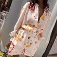 thumbnail image 7 of MAIHAN Linen Shorts Outfits Women 2 Piece Set Summer Loose Fit Long Sleeve Shirt and Elastic Waist Shorts Women Shorts Sets Outfits Vacation Outfit Two Piece Outfit, 7 of 7