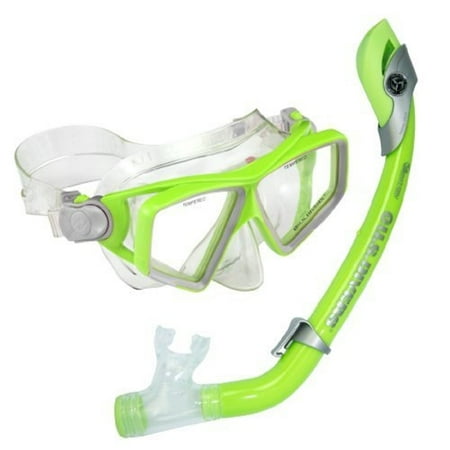 Lanai Paradise Snorkel Set, Junior, Green