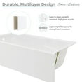 thumbnail image 6 of Voltaire 72" x 36" Left-Hand Drain Alcove Bathtub with Apron and Armrest, 6 of 10
