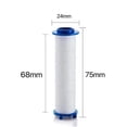 thumbnail image 3 of 2 Pack High Efficiency Shower Head Replacement Filters Water Purifier For Enhanced Natural Shower Experience 2PCS, 3 of 5