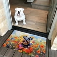 thumbnail image 2 of Welcome Spring Summer Schnauzer Portrait Flower Blue Sky Doormat Miniature Schnauzer Dog Lover Indoor Outdoor Welcome Mat - 12001, 2 of 5