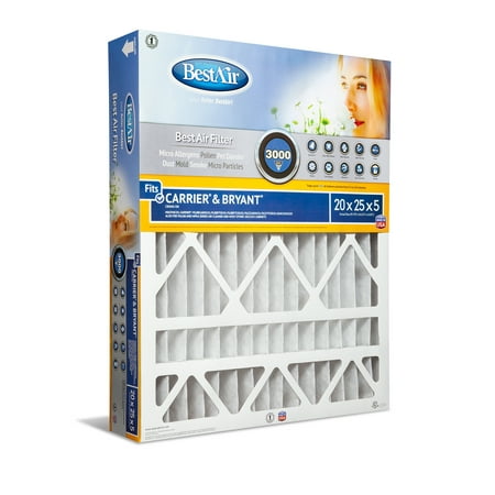 

BestAir CB2025-13R Carrier/Bryant 20x25x5 Series 3000 MERV 13 Furnace Filter