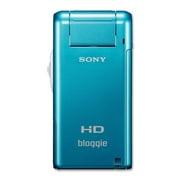 Sony bloggie MHS-PM5 Digital Camcorder, 2.4" LCD Screen, 1/2.5" CMOS, Blue
