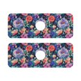 thumbnail image 7 of Yayeee Faucet Mat for Kitchen Sink 14.7" Diatomite Long Splash Guard Pad, Puprle Ethereal Floral Harmony, 2 Pack, 7 of 7