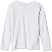 French Toast Boys' Long Sleeve Crewneck Tee T-Shirt 3 White