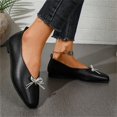 thumbnail image 5 of Willtoo Women Cute Ballet Flats with Bowtie Square Toe Comfortable Slip On Casual Office Work Flats Lightweight Fashion Dress Shoes, 5 of 5