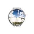 thumbnail image 1 of Waterfall Forestry Science Nature Scenery Hand Compact Mirror Round Portable Pocket Glass, 1 of 3