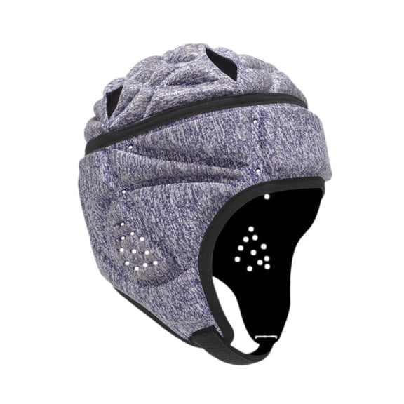 Casco de rugby, protector de cabeza de rugby, protección suave ajustable, gorra protectora de rugby, casco para jugar béisbol, lanzador, mujeres y Púrpura