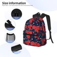 thumbnail image 5 of Lsque Rose Flower Classic Casual Backpack - Large Capacity Water-Resistant Backpack for School, Work, Travel, and Outdoor Activities, 5 of 8