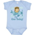 thumbnail image 3 of Inktastic 1st Birthday Airplane Teddy Bear I'm One Today Boys or Girls Baby Bodysuit, 3 of 5