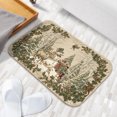 thumbnail image 6 of 1pc A Snowman with Children Absorbent Non-Slip Bathroom Thickened Flannel Rug Decor,Soft,Quick Drying,Suitable For Indoor/outdoor Use,Bathrooms,Bedrooms,Kitchens,Terrace,Laundry Rooms,16"x24", 6 of 9