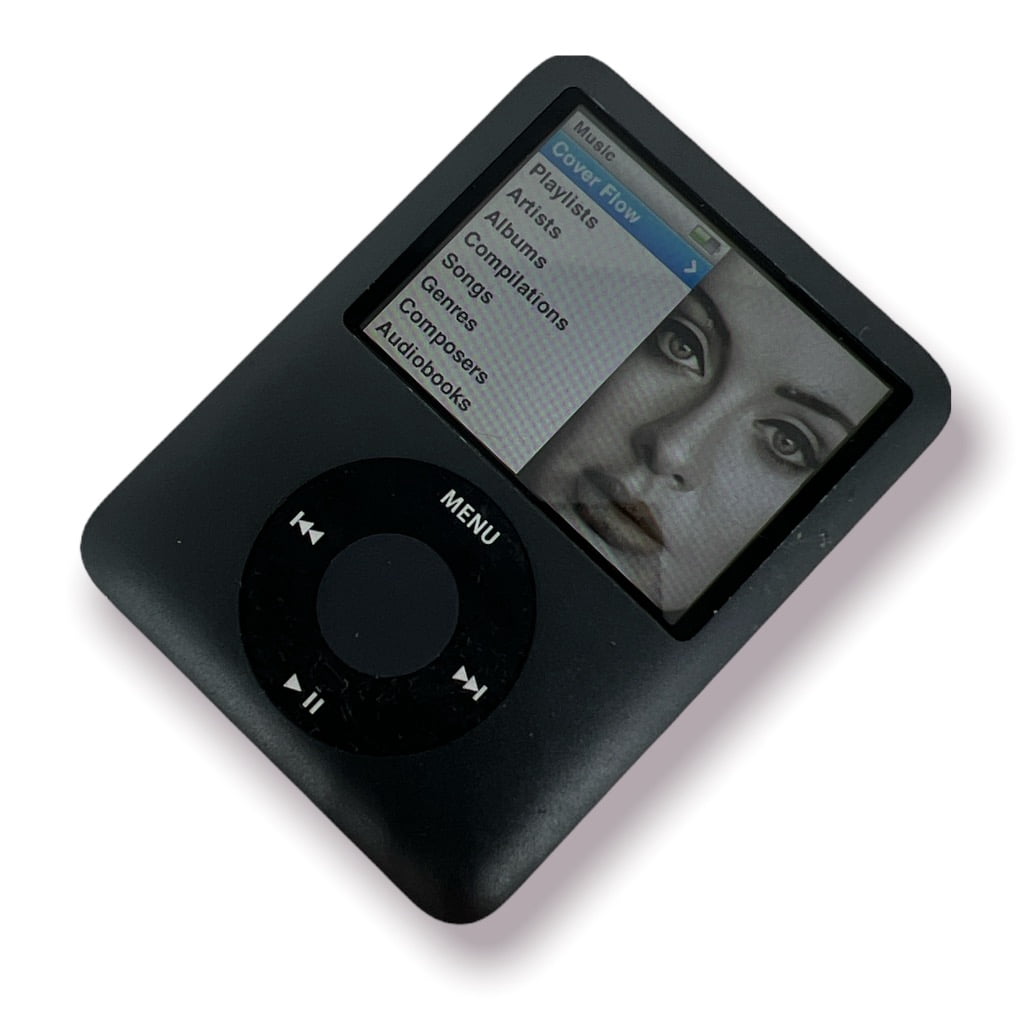 Pre-Owned Apple iPod Nano 3rd Gen 8GB Black, MP3 Player , Includes