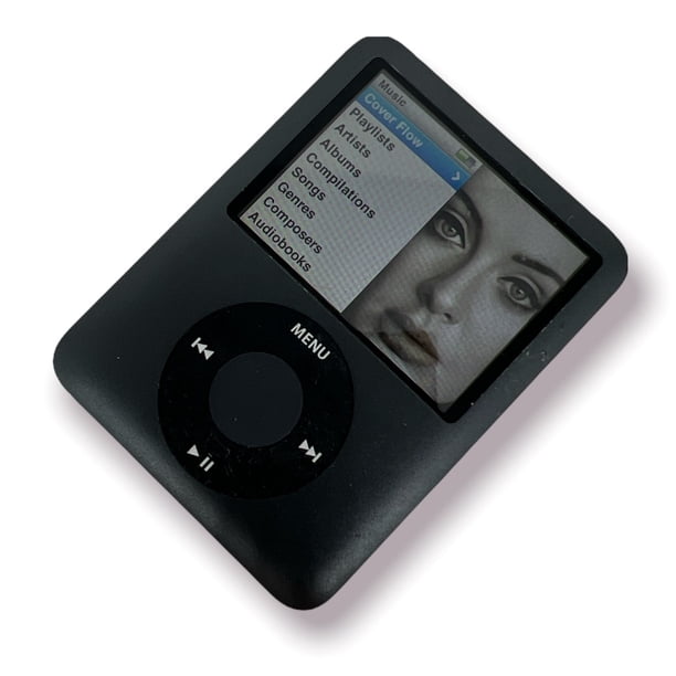 Pre-Owned Apple iPod Nano 3rd Gen 8GB Black, MP3 Player , Includes