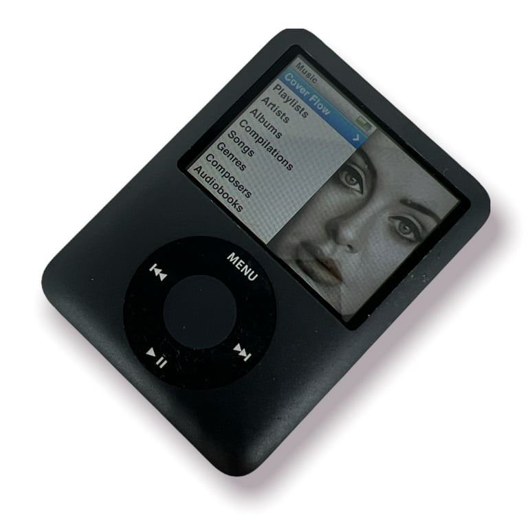 Pre-Owned Apple iPod Nano 3rd Gen 8GB Black, MP3 Player