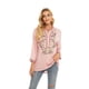 thumbnail image 4 of Blusas sueltas con bordados florales vintage de TEELYNN para mujer, blusas casuales de manga larga para verano 2022, blusas para playa estilo bohemio, 4 of 5