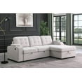thumbnail image 1 of Arel LHF Sectional Sleeper Bed, Beige, 1 of 4