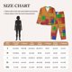 thumbnail image 4 of Balery Colorful Building Blocks A Conjunto de Pijama con Estampado para Mujer, Conjunto de Dos Piezas con Manga Larga, Ropa de Dormir Suave con Bolsillos, Pijamas Cómodos-XX-Large, 4 of 7
