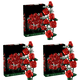 thumbnail image 1 of Romántico Ramo Rosas Bloques Construcción Juego Ladrillos para El Día San Valentín Rojo, 1 of 9