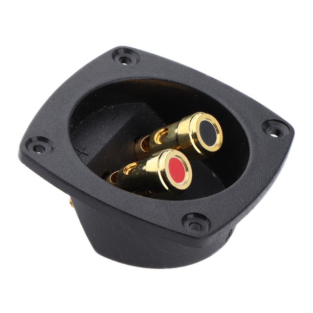 lionlar Round Copper 2-Way Sound Speaker Junction Box Terminal Binding Post #2 2