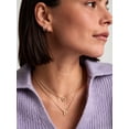 thumbnail image 4 of ChicSilver Solid Sterling Silver Initial Necklaces 14K Gold Plated Dainty A-Z Pendant Letter Charm Personalized Name Necklaces Jewelry Christmas Birthday Valentine's Day Gifts for Her, 4 of 10