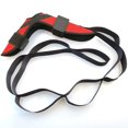 thumbnail image 1 of Ergonomic Design Yoga Stretch Band - Ankle Protect 7 Loops Hamstring Stretcher, Flexibility Breathable Foot Trainer Tape (Red), 1 of 7