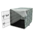 thumbnail image 3 of Animal Dog Crate Cover, Doodle Style Scribbled Lambs and Butterflies with Wavy Bands on the Background, Easy to Use Pet Kennel Cover Small Dogs Puppies Kittens, 7 Sizes, Multicolor, by Ambesonne, 3 of 6
