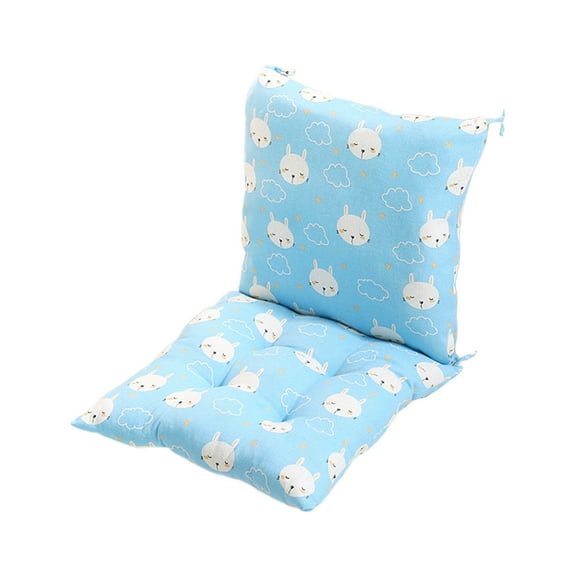 Outdoor Chair Cushion Set, High Back Porch Rocking Chair Pad with Ties, 16x32 Inch All-Weather Multicolor