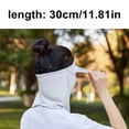 thumbnail image 7 of Vjnyvs 2pcs Unisex Visor Hat Fishing Sun Protector Caps UV Protection Face Neck Cover Foldable Sunhat Men Women Outdoor Sport Hiking Hats, 7 of 7