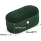 thumbnail image 2 of Caja de anillo de terciopelo verde Vintage, caja de almacenamiento de exhibición de joyería para 2 anillos de compromiso de boda Jb1007, 2 of 3