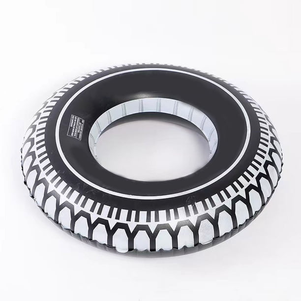 Anillo de natación de neumático negro, anillo de natación inflable de PVC de múltiples especificaciones, juguetes acuáticos para niños