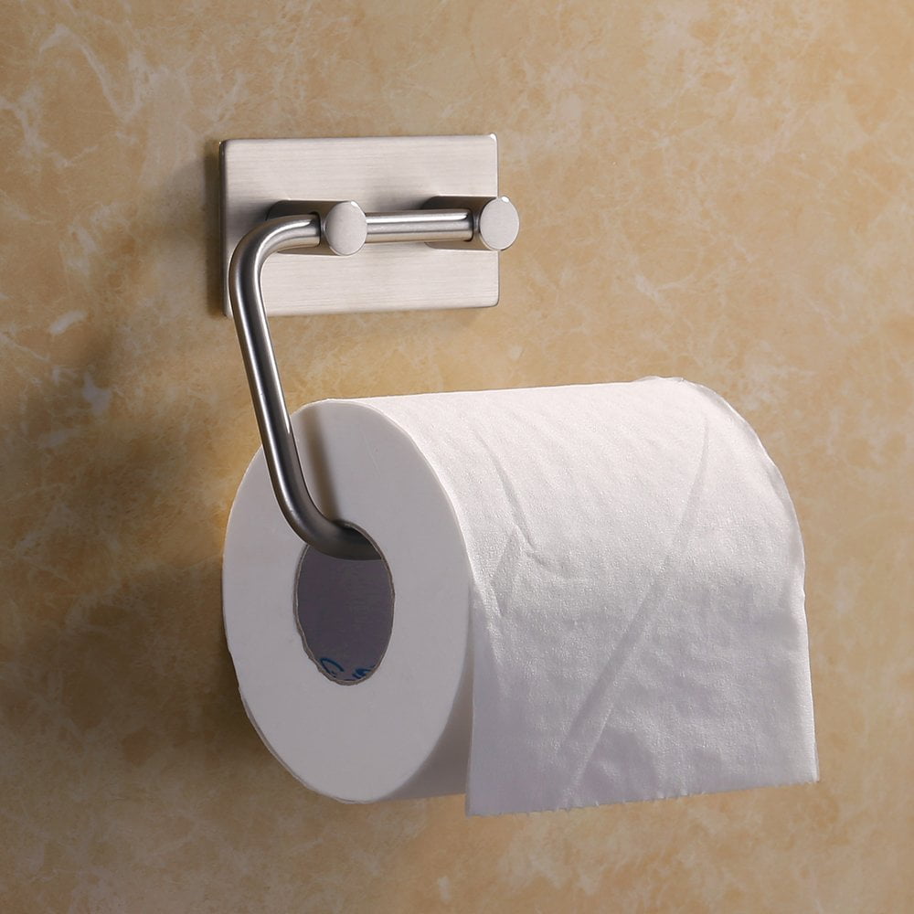 Adhesive Toilet Paper HolderSelf Adhesive Tissue Roll Towel Holder for