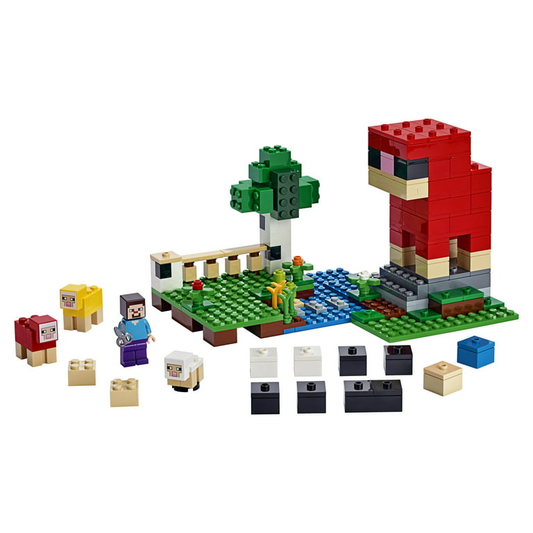 Til sandheden Registrering Hele tiden LEGO Minecraft The Wool Farm 21153 Sheep and Farm Toy Building Set (260  Pieces) - Walmart.com