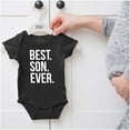 thumbnail image 5 of Best Son Ever Relatives Family Bodysuit Jumper Boys Infant Baby Brisco Brands 6M, 5 of 6