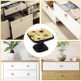 thumbnail image 5 of 4 Pcs Cabinet Handle Drawer Pulls Sunflower Knobs with Screws Square Furniture Office Cabinet Knob Decoration, 5 of 5