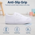 thumbnail image 4 of Girls White Shoes Canvas Comfortable Causal Sneakers for Boys Toddler Kids, 4 of 12