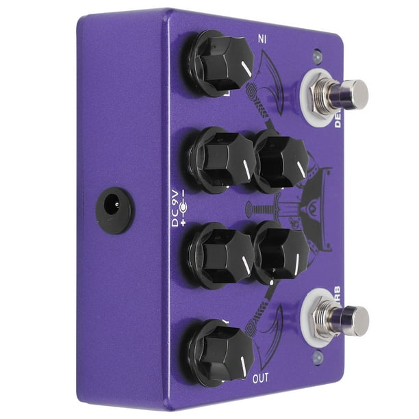 Pedal de Efectos de Guitarra 2 en 1 True Bypass Single Reverb Digital Delay Accesorio de Instrumento de Guitarra ANGGREK Otros