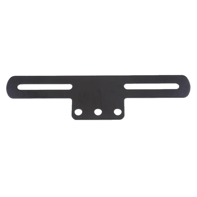 koolsoo Iron Motorbike License Plate Mount Holder Rear Tail Light Lamp Bracket Black