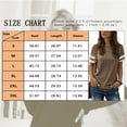 thumbnail image 2 of TEMOFON Color Block T Shirt for Womens Short Sleeve Top Casual Tunic Tops Crew Neck Striped Shirts Khaki Tee 2025, 2 of 6