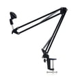 thumbnail image 1 of Soporte extensible para micrófono de grabación, brazo de suspensión, brazo de tijera, soporte para soporte, clip para micrófono, abrazadera de montaje en mesa Scienceny PJ7651-00B, 1 of 2