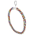 thumbnail image 1 of Parrot Climbing Ring Cotton Rope Swing Bird Chewing Toy for Small and Medium Parrot, 1 of 8
