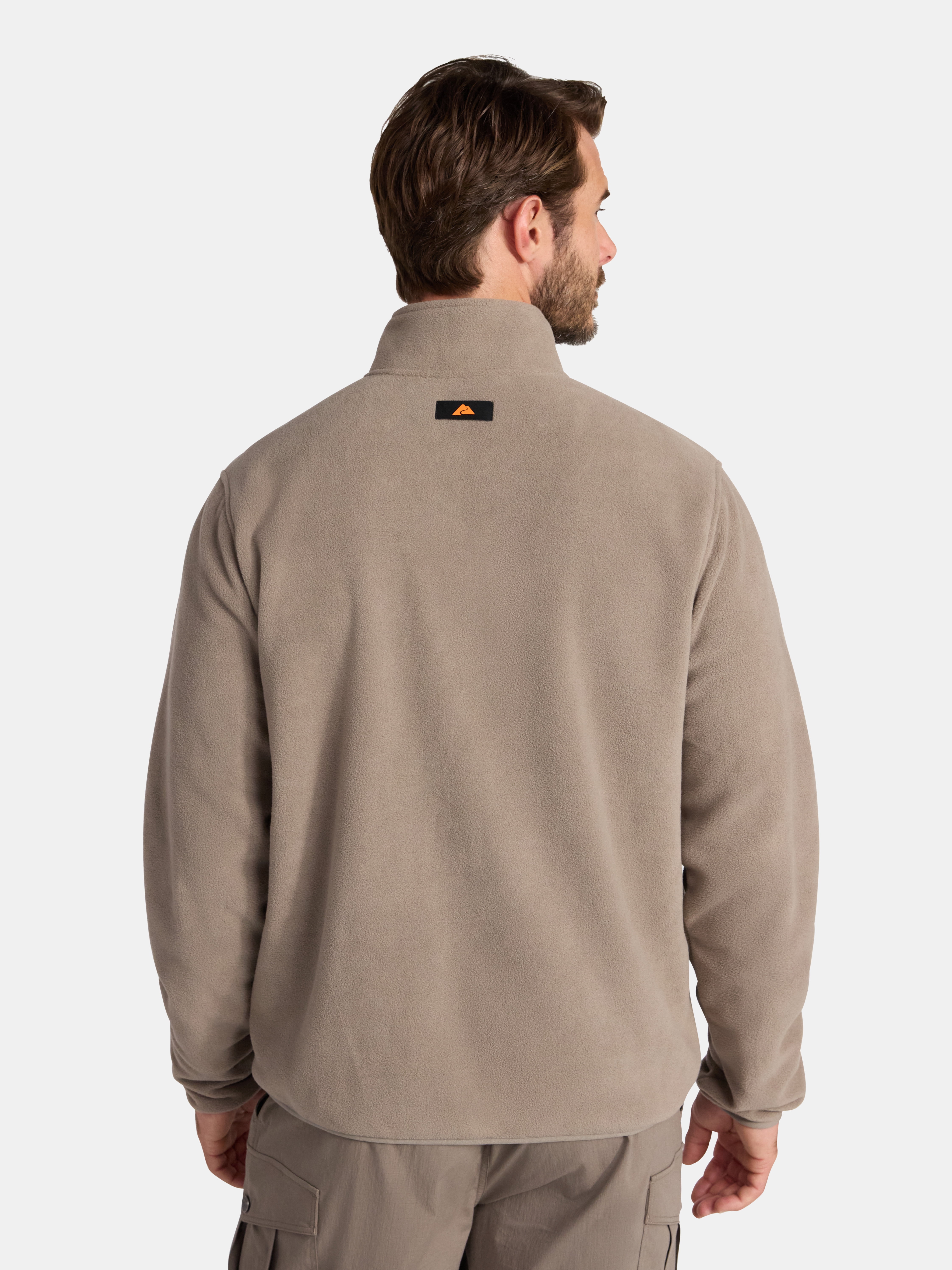 Ozark Trail Men's and Big Men's Fleece Zip-Front Jacket, Sizes S-3XL
