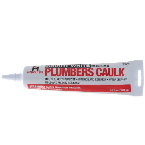 Oatey Hercules 5.5oz Plumbers Caulk in White - 25605