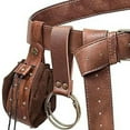 thumbnail image 4 of 5Pcs Steampunk PU Belt Phone Pouches Vintage Multi Pocket Waist Bag Accessories For Outdoor Activity, 4 of 11