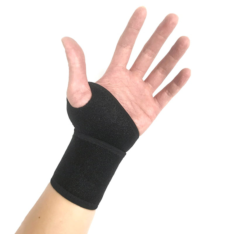 BOOM Wrist Support Band Bandage Neoprene Gym Strap Brace Weight Lifting Bar 