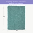 thumbnail image 2 of Chunky Knit Blanket Throw x Hand Knitted Chenille Throw Blanket Small Soft Thick Yarn Cable Knit Blanket Cute Rope Knot Crochet Throw Blankets for Couch Bed Sofa (Light ), 2 of 7