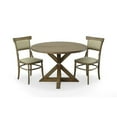 thumbnail image 4 of Carolina Classics Diana Wood Dining Table with Trestle Base in Vintage Walnut, 4 of 6