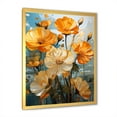 thumbnail image 2 of Designart "Geometrically Broken Buttercups" Buttercups Picture Framed Canvas Wall Art, 2 of 5