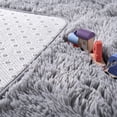 thumbnail image 6 of Junovo Super Soft Fluffy Area Rugs Modern Shag Rug for Bedroom Living Room,Cute Carpets for Kids Nursery Girls Home Dorm,9'x12',Gray, 6 of 7